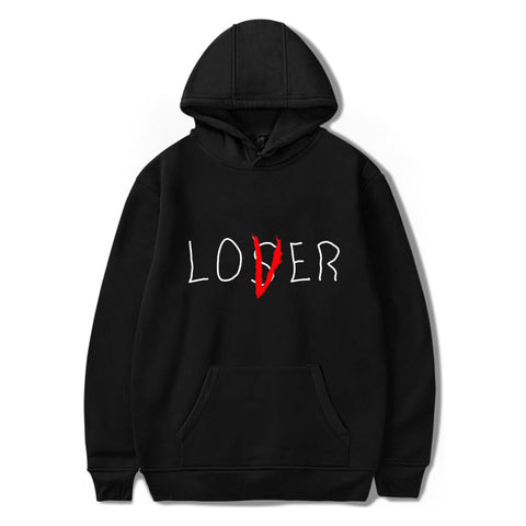 Image of Lover Loser Printed Hoodie Vintage Vogue Ullzang Mens Hodies Autumn Winter Hoodies Sweatshirt Fleece Street Hoodys for Women Men