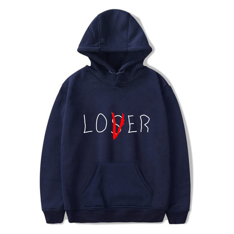 Image of Lover Loser Printed Hoodie Vintage Vogue Ullzang Mens Hodies Autumn Winter Hoodies Sweatshirt Fleece Street Hoodys for Women Men