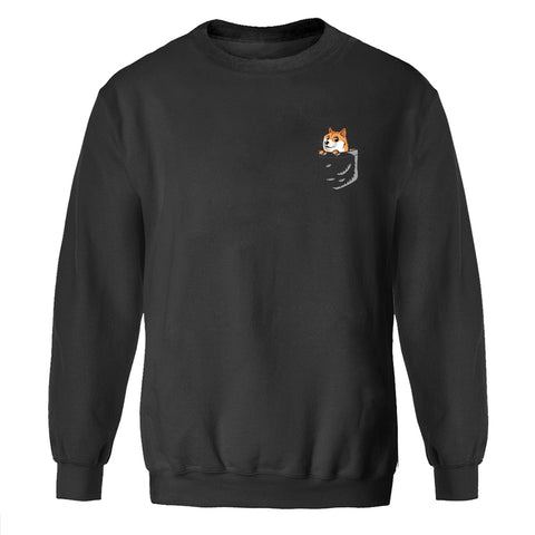 Image of Shiba Inu Sweatshirt Men Dog Cute Crewneck Sweatshirts Hoodies Winter Autumn Warm Funny Japan Anime Streetwear Kawaii Sportswear