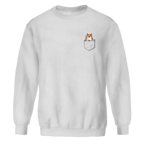 Image of Shiba Inu Sweatshirt Men Dog Cute Crewneck Sweatshirts Hoodies Winter Autumn Warm Funny Japan Anime Streetwear Kawaii Sportswear