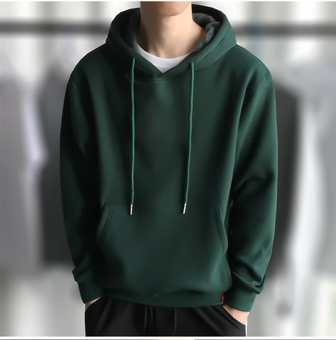 Image of 2020 New Hoodies male Long sleeve men sport hoodies Pure color  hoodie Student youth hoodie Interesting cotton clothes harajuku