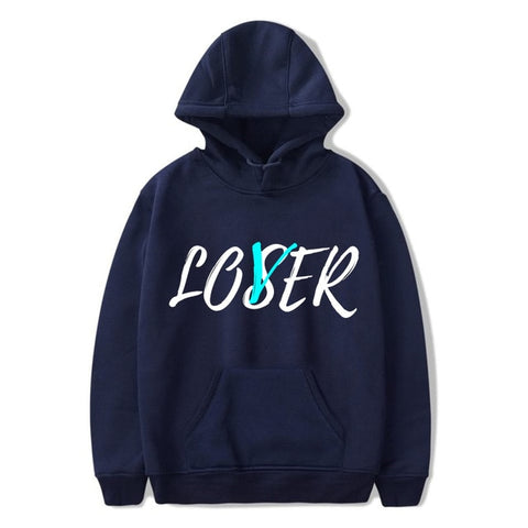 Image of Lover Loser Printed Hoodie Vintage Vogue Ullzang Mens Hodies Autumn Winter Hoodies Sweatshirt Fleece Street Hoodys for Women Men